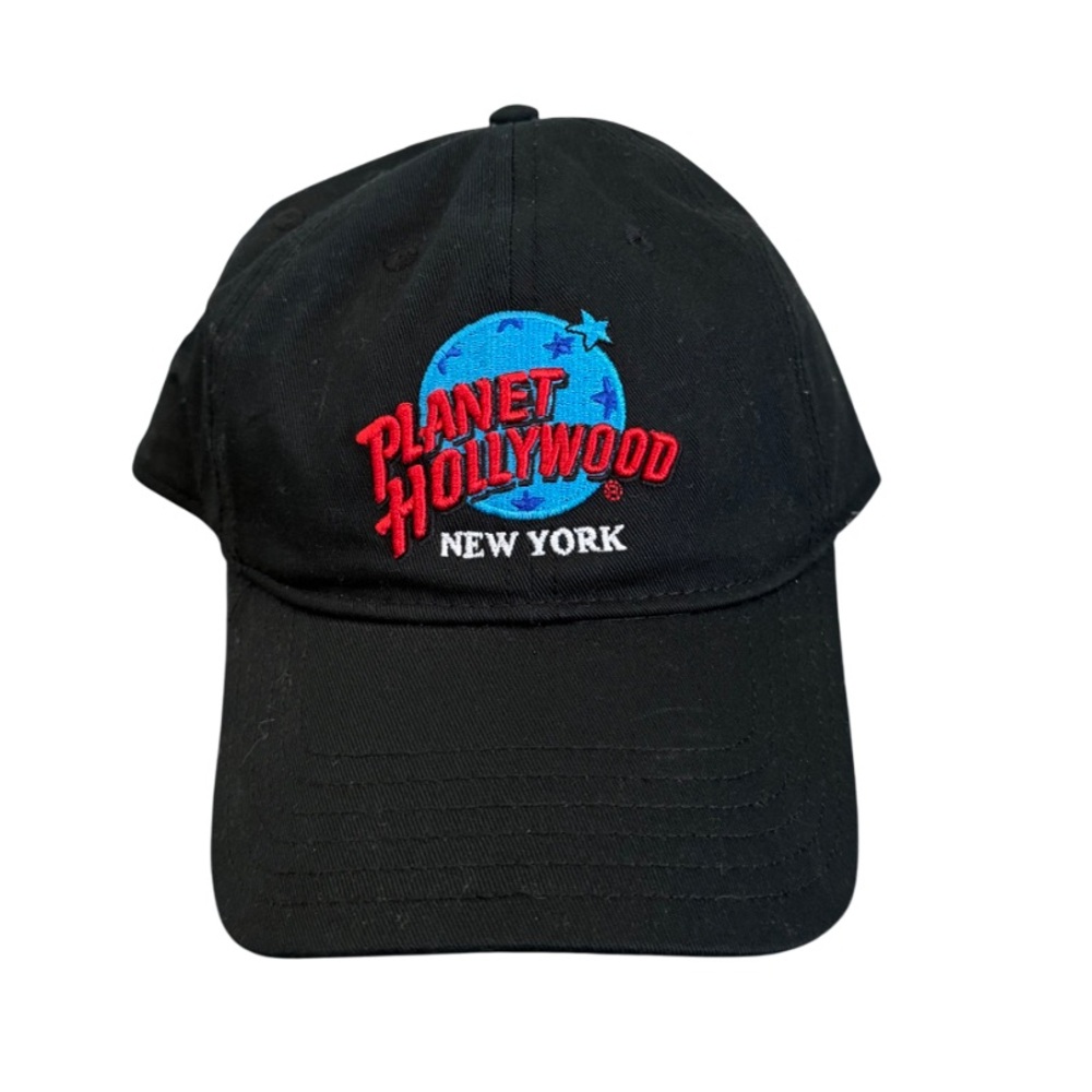 Planet Hollywood New York NYC Black Classic Hat Baseball Cap 100% Cotton NEW!